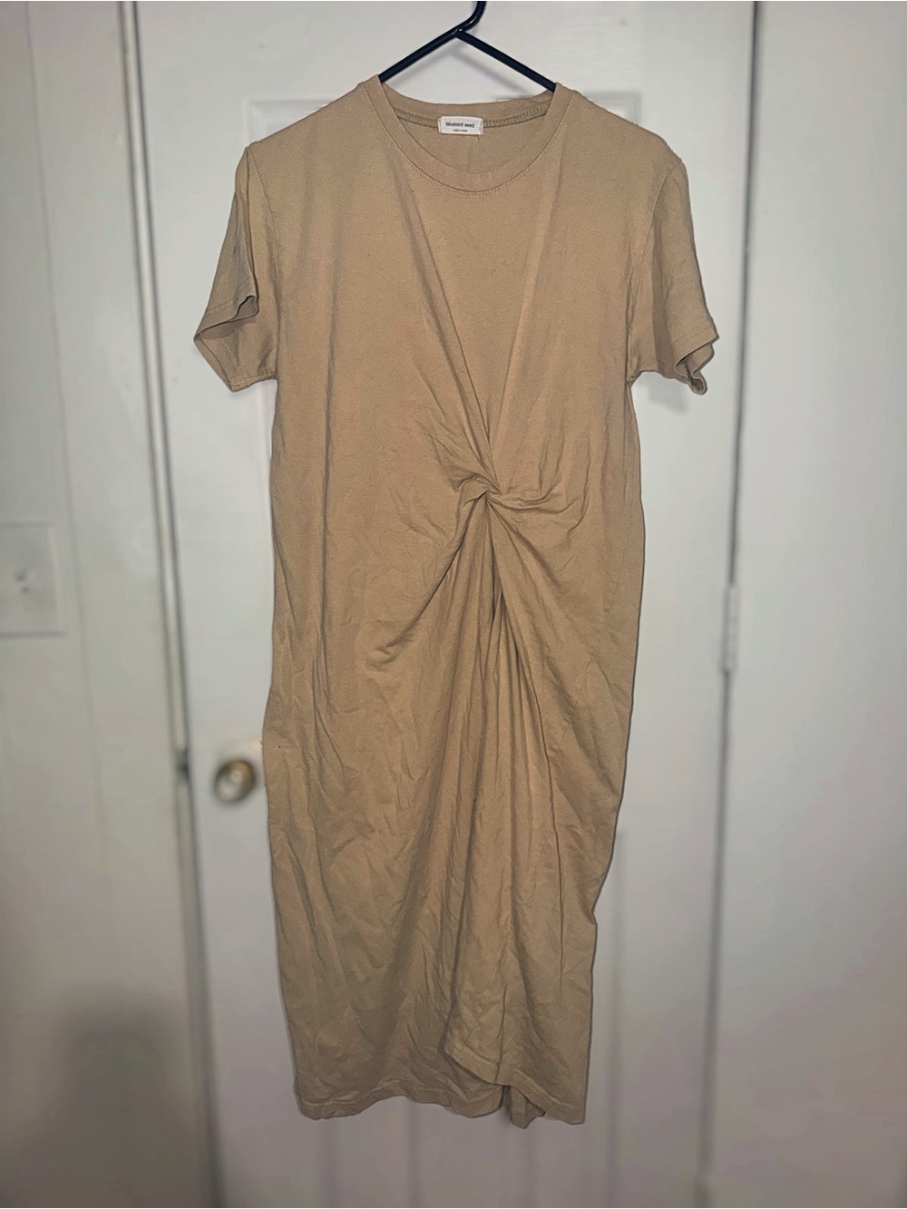 Mustard Seed Midi T-Shirt Dress - Size M/L